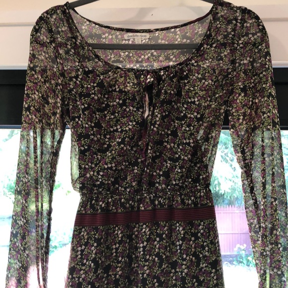 Floral dress. Long sleeves - Picture 4 of 4